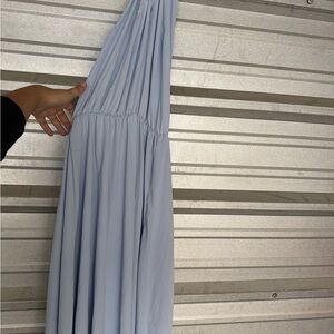 Chic Sky Blue Maxi Dress